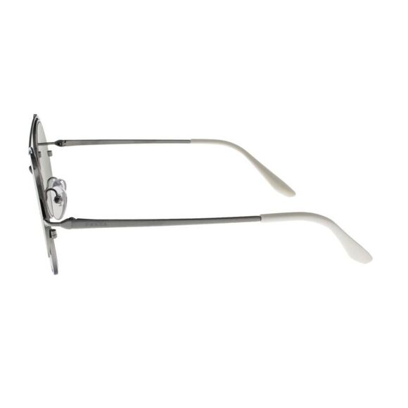 Prada PR55VS 402407 CONCEPTUAL Gunmetal/Matte Gunmetal Oval Sunglasses - Picture 3 of 5